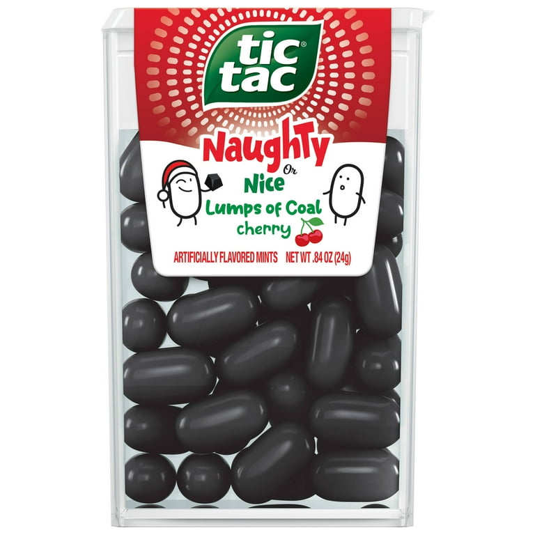 BABY TIC TAC BLACK CHERRY CANDY 50CT: Refreshing Holiday Mints