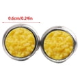 thumbnail image 4 of Pendientes de Gotas Sonducket de moda Incrustaciones de diamantes de imitación Elegantes clásicos para los oídos color amarillo, 4 of 6