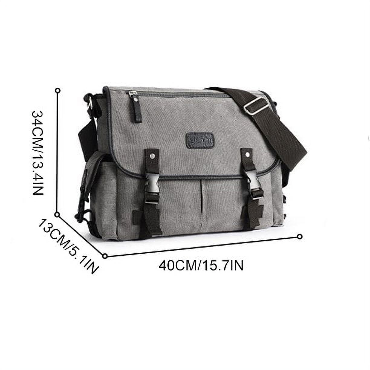Amazon.com: Men crossbody bags Men's retro shoulder bag new