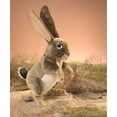 thumbnail image 5 of Hand Puppet Folkmanis Jack Rabbit para niños y adultos, 5 of 5