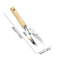 thumbnail image 3 of YIMWNYI Stainless Steel Gardening Shovel, Durable Garden Tool for Planting, Digging and Weeding, Ergonomic Design with Hanging Hole, Rust-Resistant for Vegetable and Flower Planting, 3 of 6