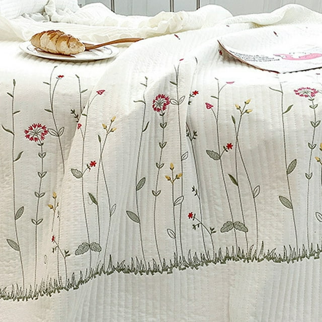Summer Cotton Quilt,Cotton Quilt Pure Color Summer Cooling Quilt Cotton Quilt Cutting-Edge Features