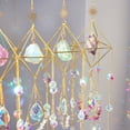 thumbnail image 4 of Nvzi Bola de prismas de cristal atrapasol para colgar en la ventana, decoración navideña para jardín, B03, 4 of 5