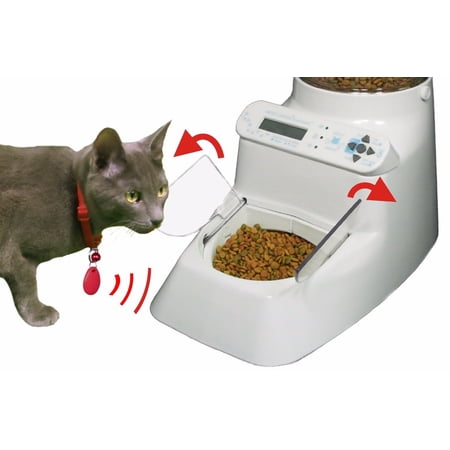 Wireless Whiskers Automatic Pet Feeder Selectively Allow Lockout