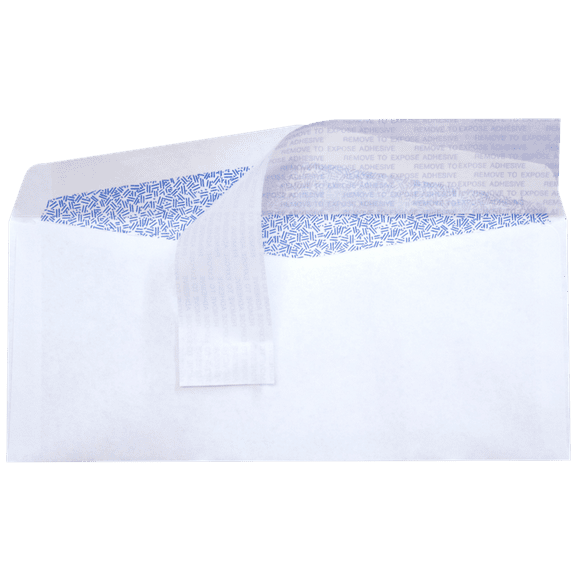 LUXPaper #9 Regular Envelopes, 3 7/8 x 8 7/8, White, 250/Pack