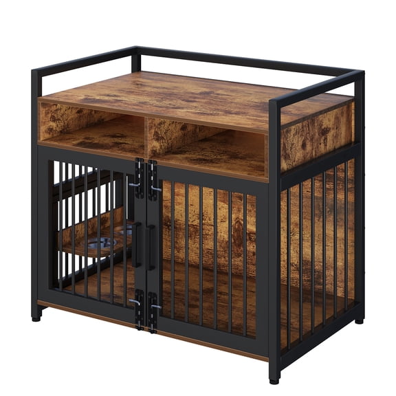 Historyli Go5H Dog Crate Furniture-Style Cages for Dogs,Indoor Super Sturdy Dog Kennels with Storage and Anti-Chew