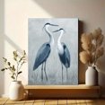 thumbnail image 6 of Heron Couple Vintage Canvas Print, Suitable for Living Room, Bedroom, Office, Dining Room, Bathroom, Farmhouse, 6 of 8