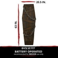 thumbnail image 3 of Haunted Hill Farm 5 ft Coffin the Animatronic Shaking Casket, Indoor Halloween Decoration, Red LED Lights, Battery-Operated, HHDCOFF-1LSA, 3 of 13