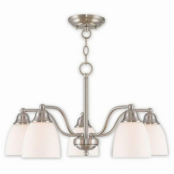 5 Light Convertible Dinette Chandelier in Traditional Style 24 inches Wide By 13.25 inches High Bailey Street Home 218-Bel-2120614