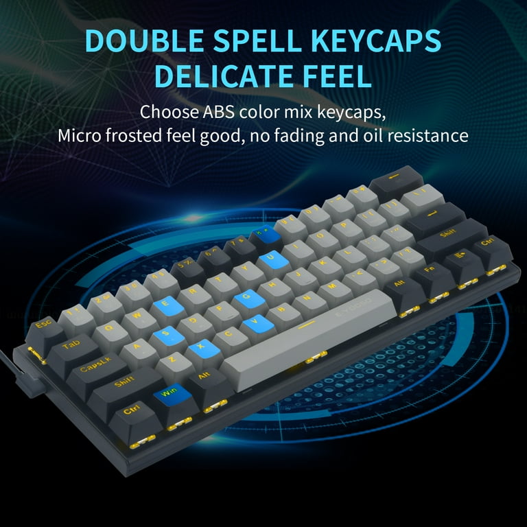 60% Mechanical Keyboard,E-YOOSO Brown Switch Wired with LED