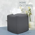 thumbnail image 6 of 1 Pack/ 2 Pack Tissue Box Cover, Square PU Leather Tissue Holder, Decorative Facial Tissue Cube Paper Organizer Dispenser for Bathroom, Night Stands, Desk, Car, 5X5X5 in, 6 of 6