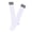 White, variant on Fesfesfes Sport Football Socks Unisex Soccer Long Socks Over Knee High Sock Baseball Hockey
