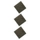 thumbnail image 1 of Kearding Alfombrilla de baño con diseño de guijarros, alfombra cuadrada antideslizante, ducha de baño, bañera, almohadilla de PVC, marrón negro 3piezas, 1 of 6