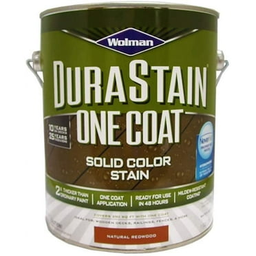 Wolman 288092 Durastain One Coat Solid Color Natural Redwood gal