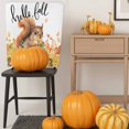 thumbnail image 5 of Fall Thanksgiving Chair Covers Set of 8 Day Cute Squirrel Sunflowers Fall Leaves Chair Back Covers Stretch Removable Washable Slipcovers Protector for Dining Room Kitchen Party Decor, 5 of 5
