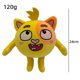 thumbnail image 2 of Juguetes de Peluche de dibujos animados para niños, animales, gato, Rhino, erizo, muñeco de Peluche suave, regalo de cumpleaños, Baby Zoo, 4 piezas, 24cm, 2 of 5