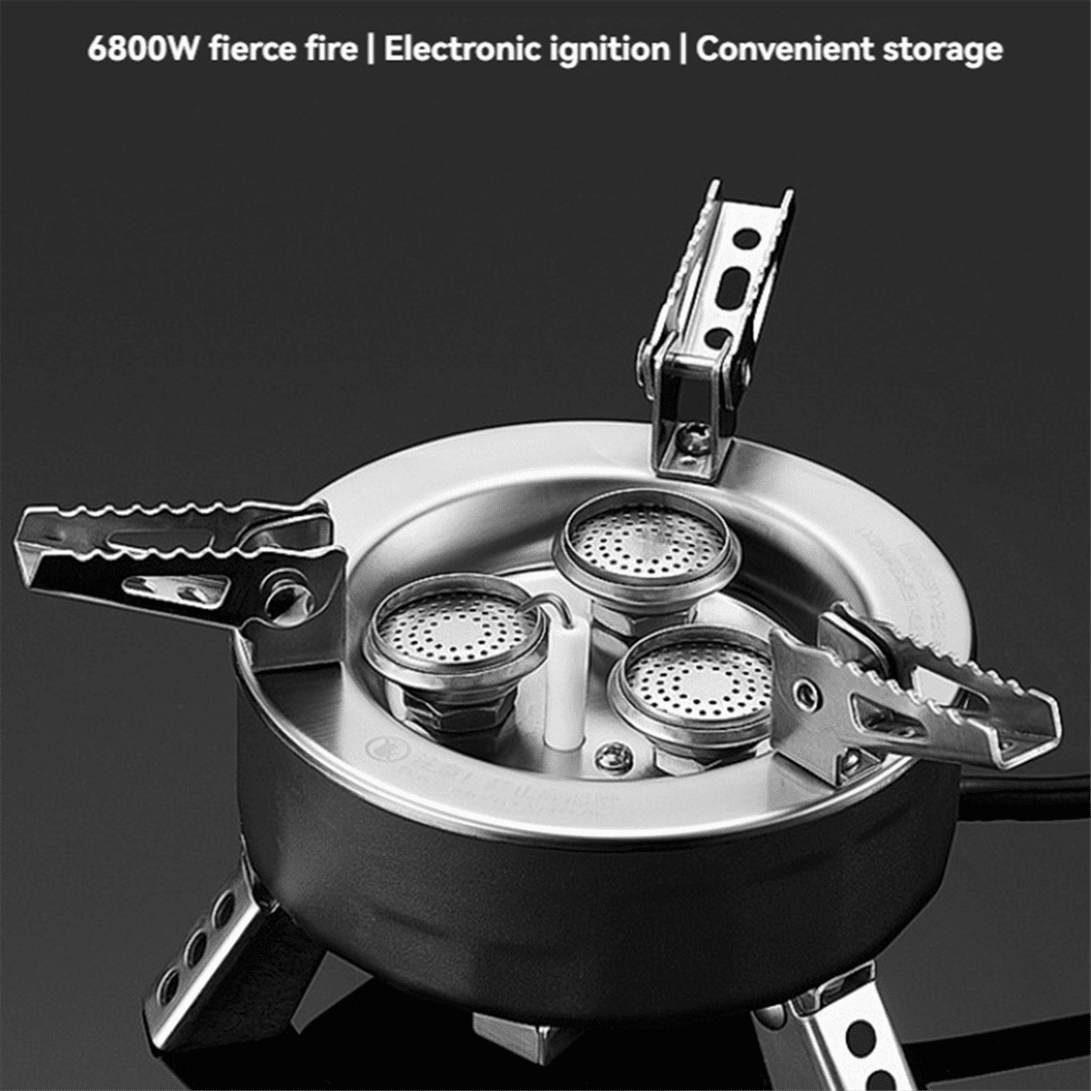 Single Burner, CB Tank, Camping Gas Stove Burner, Camping, Regulating Stove, One-Piece Cassette Stove