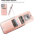 thumbnail image 4 of MYKOMI Compatible with iPhone 16 Pro Max Case Wallet with Credit Card Holder, Flip Premium Leather Magnetic Clasp Kickstand Heavy Duty Protective Cover for iPhone 16 Pro Max 6.9 Inch, 4 of 7