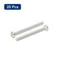 thumbnail image 3 of 304 Stainless Steel Machine Screws, 20 Pack M4x45mm Slotted Drive Pan Head Screw Bolts, 3 of 5