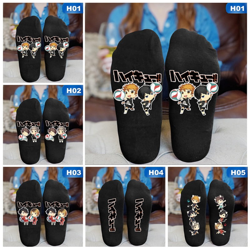 Haikyuu!! Sock Anime Warm Soft Vintage Boot Gifts Outdoor Hiking Trail Crew Sock