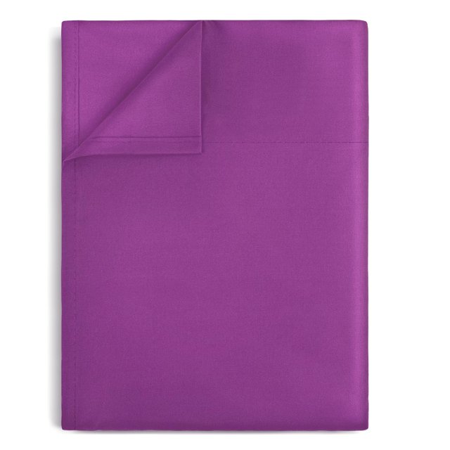 Lirex Flat Sheet, Full Size Extra Soft Brushed Microfiber 1800 Microfiber Flat Sheet, Machine Washable Wrinkle Free Breathable (Purple, Full)