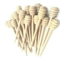 thumbnail image 1 of Cucharón de miel de mermelada de madera, palitos de miel portátiles de 6 pulgadas para tarro de miel, dispensador de miel, juego de 20 Ormromra SNFLD1028, 1 of 7