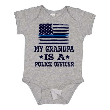 

Inktastic Grandpa Police Officer Law Enforcement Boys or Girls Baby Bodysuit