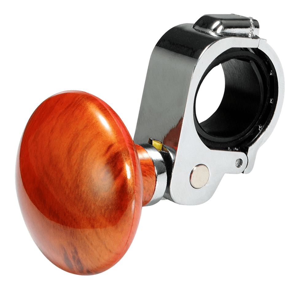 Steering Wheel Spinner Knob Walnut Rotating Steering Wheel Booster Ball
