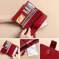 thumbnail image 3 of Women Leather Wallets RFID Blocking Clutch Card Holder Ladies Purse with Zipper Pocket, 3 of 7