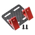 thumbnail image 3 of Bunblic RC Car ESC Mounting Fixing Plate Upgrade DIY Accessories Parts Electronics Mounting Plate Easy Installation for Model Crawler Red, 3 of 8