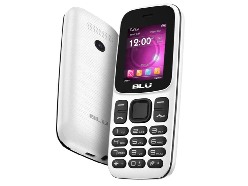 Conform herberg dok BLU Z5 Z210 1.8" 2G Cell Phone 32MB VGA GSM Unlocked Dual SIM - White -  Walmart.com