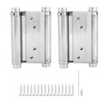 thumbnail image 3 of Bisagra de resorte de doble acción bisagra de puerta autocierre plata larga vida útil artesanía exquisita para puerta gratis ANGGREK Otros, 3 of 8