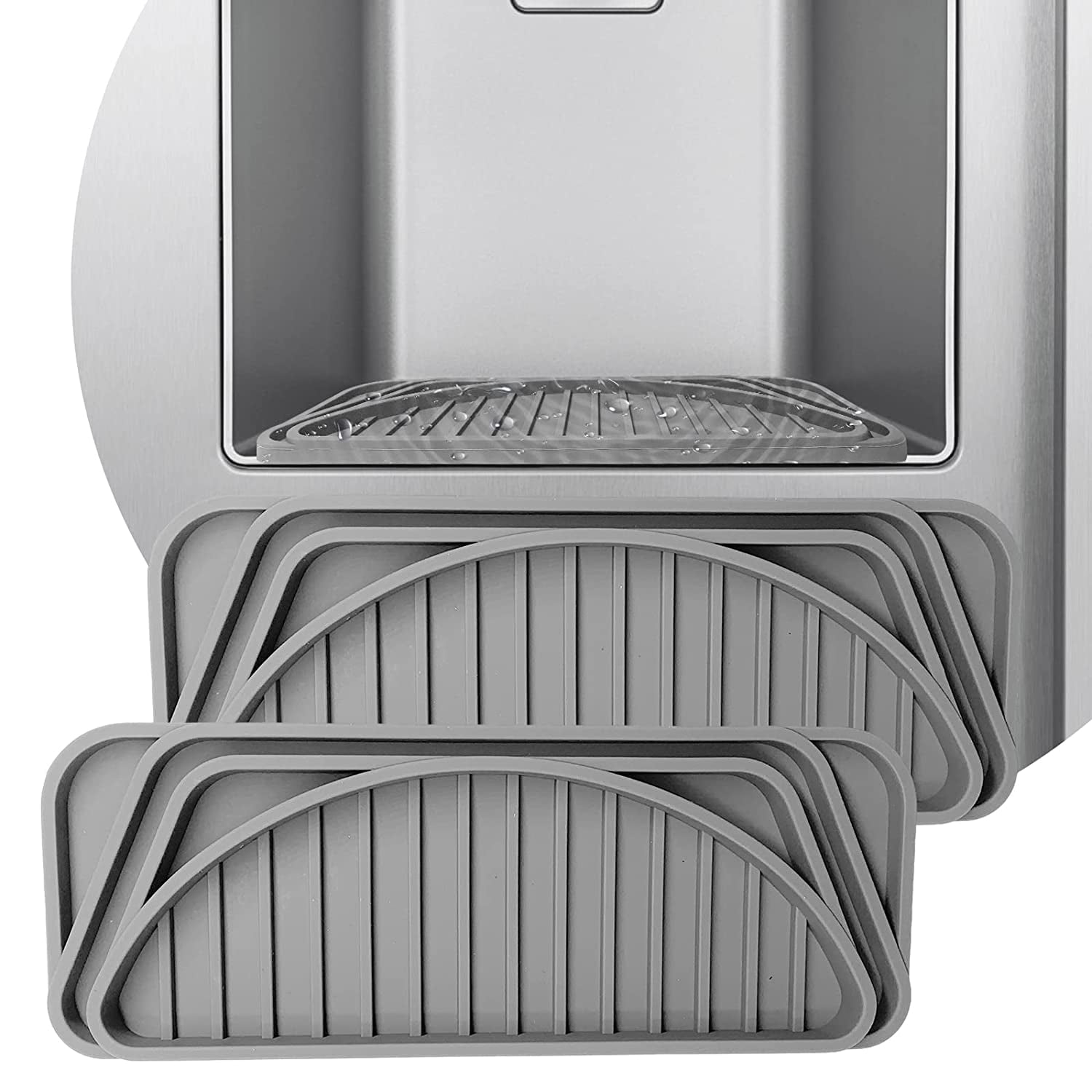 2 Pack Refrigerator Drip Catcher for Water Tray,Drip Trays for Beverage