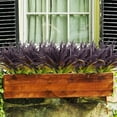 thumbnail image 3 of ZOELNIC 4/8Pcs Artificial Grass Plants Outdoor UV Resistant Fake Faux Greenery Stems for Home Window Garden Office Patio Pathway Front Porch Garden Decor, 3 of 7