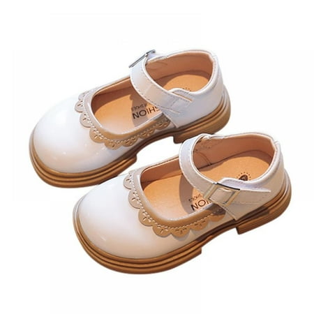 

Baozhu Girls Casual Dress Shoes Soft Sole Princess Shoes Buckle Strap Dance Shoes For Toddlers & Kids
