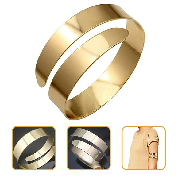 OULII 1Pcs Upper Arm Cuffs Steampunk Art Non Fading Arm Jewelry