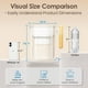 thumbnail image 2 of Filtro de agua Pitcher Waterdrop Chubby, 10 tazas, 200 ml, blanco, 2 of 9