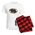 thumbnail image 5 of CafePress - Maryland Oval Md Flag Pajamas - Women's Short Sleeve Print T-Shirt and Pants Light Cotton Pajama Set, 5 of 7