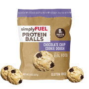 simplyFUEL Protein Balls, Chocolate Chip Cookie Dough, 8 oz
