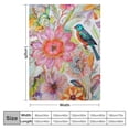 thumbnail image 4 of ARISTURING  Hummingbird Floral Blanket Spring Flowers Gifts for Wife Women Kids Girls Mother's Day Birthday Summer Colorful Bedroom Decor Soft Plush Throw Teen Teenage, 4 of 6