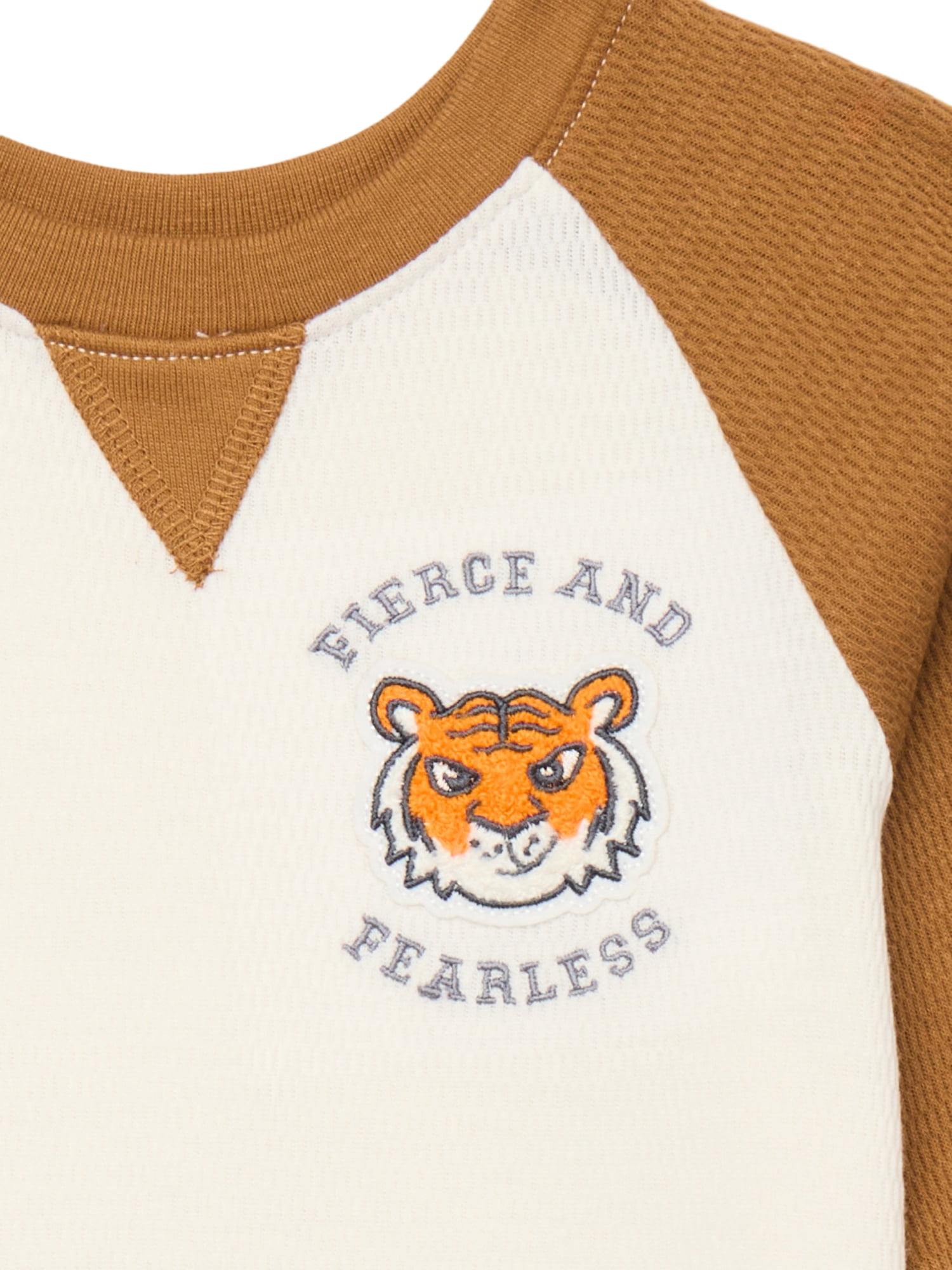 Garanimals Toddler Boys Long-Sleeve Textured Raglan Tee, Sizes 18M-5T