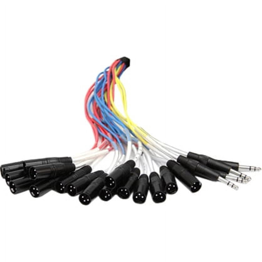 SAJT-16x4x100 - 16 Channel XLR 100' Snake Cable (TRS Returns)