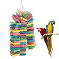 thumbnail image 2 of Bird Hanging Toy, Paperboard Bird Toy, Block For Bird Pet  Chewing Toy Three-strip, 2 of 8