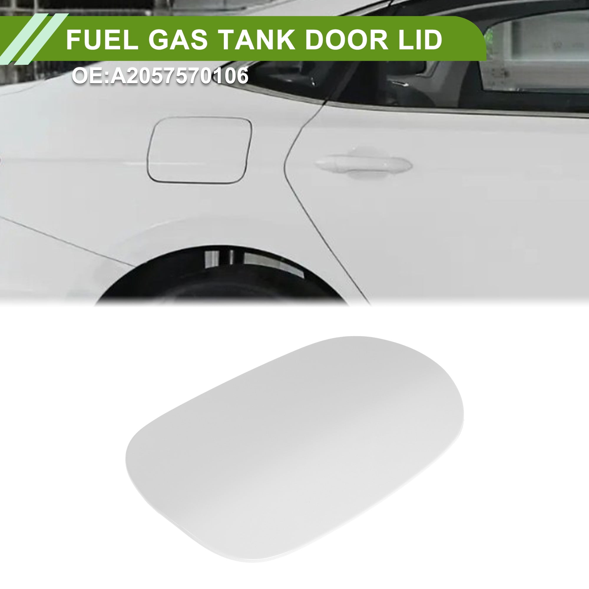 Unique Bargains Fuel Tank Door Cap for Mercedes-Benz C350e 2016-2018 Filler Flap Cover
