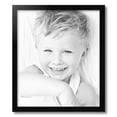 thumbnail image 2 of ArtToFrames 18" x 21" Satin Black Picture Frame, 18x21 inch Black Wood Poster Frame (WOM-1451), 2 of 8