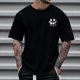 thumbnail image 4 of Camisetas de Cuello de la Tripulación de los Hombres de Poliéster Impreso en Seco Rápido, Cuello Redondo de Corte 3D para Gimnasio, Carrera, Ciclismo Y Ocasional, 4 of 4