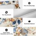 thumbnail image 6 of Orange Blue Botanical Outdoor Rug for Patio/Deck/Porch, Non-Slip Large Area Rug 6 x 9 Ft, Weeping Fall Eucalyptus Leaves Rustic Indoor Outdoor Rugs Washable Area Rugs, Camping Rug Carpet Runner, 6 of 8