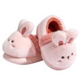 thumbnail image 5 of Drecage Toddler Kids Cute Bunny Slippers Boys Girls Winter Warm Fuzzy Bedroom House Shoes, 5 of 5