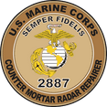 thumbnail image 1 of U.S.M.C. MOS 2887 Counter Mortar Radar Repairer Decal 5.5" - Desert Tan, 1 of 1