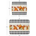 thumbnail image 3 of Fall Harvest Pumpkins Dish Drying Mats for Kitchen Counter,Buffalo Check Black White Microfiber Absorbent Dish Drainer/Rack Mat,Reversible Hangding Quick Drying kitchen Drying Mat,18x24inch, 3 of 6